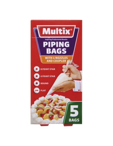 Multix Piping Bag 5 Pack x 8