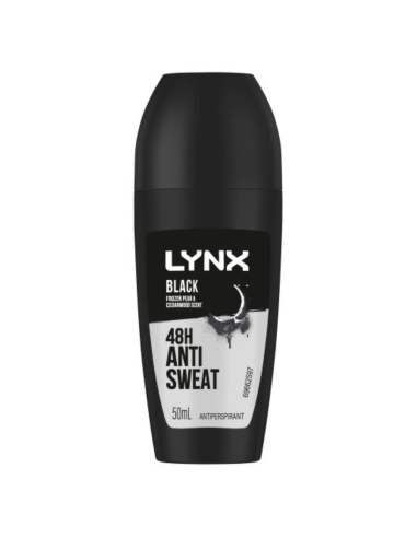 Lynx Black Roll On Deodorant 50ml x 6