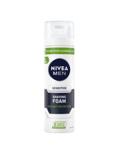 Nivea Men Sensitive Shaving Foam 200ml x 6