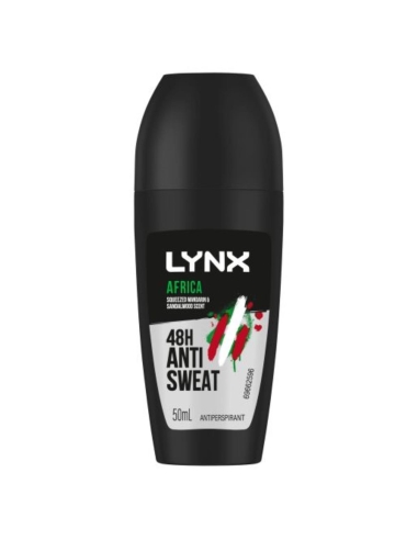 Lynx Africa Roll On Antiperspirant 50ml x 1