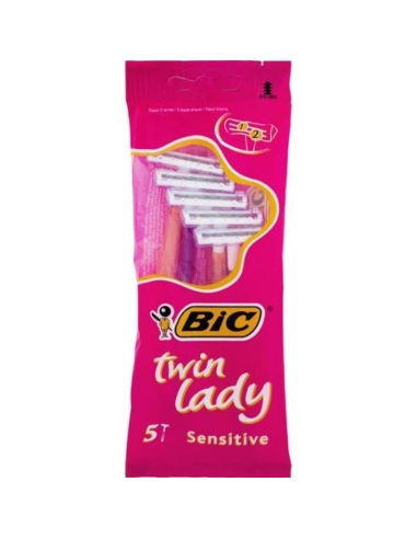 Bic Shaver Twin Lady Pouch 5 Pack x 10
