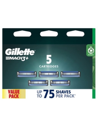 Gillette Mach 3 Cart 5 Pack x 1