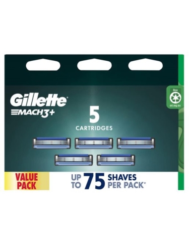 Gillette Mach 3 Cartone 5 Confezione x 1