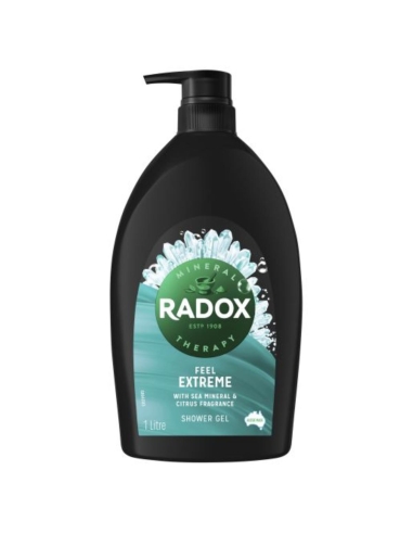 Radox Gel doccia da uomo originale 1ltr x 3