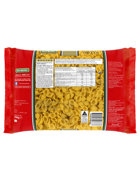 San Remo Pequeñas Shells No 28 500gm x 1