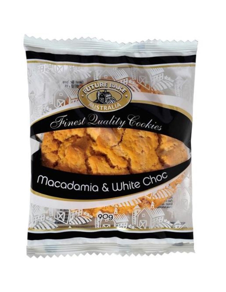Future Bake Macadamia- en witte chocoladekoekje 90 g x 12