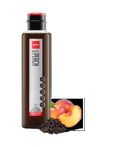 Shott Bevande Syrup tè nero & Peach 1Ltr x 1