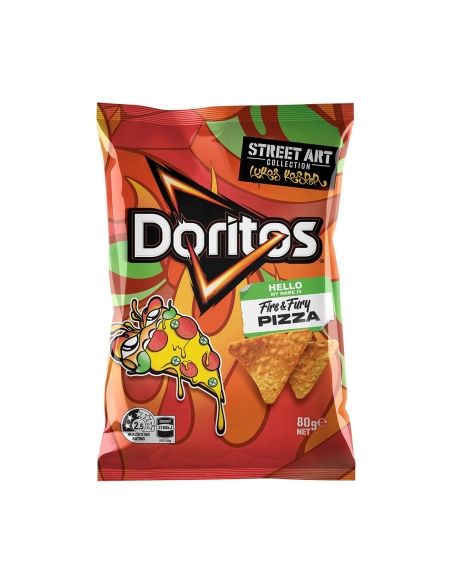 Doritos ストリートアートコレクション ファイアー&フューリーピザ 80g x 12