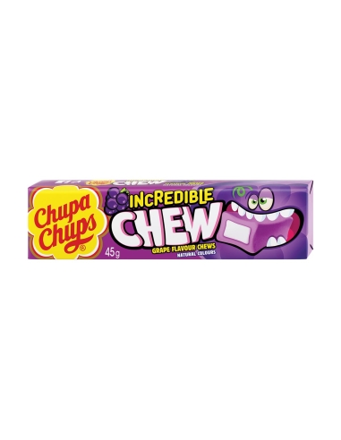 Chupa Chups Incredible Chew Grape 45g x 20