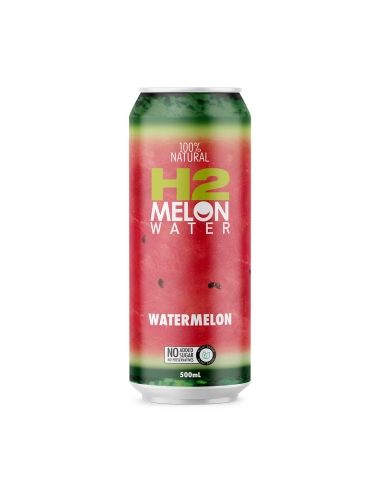 H2 Melon Water Can 500ml x 12