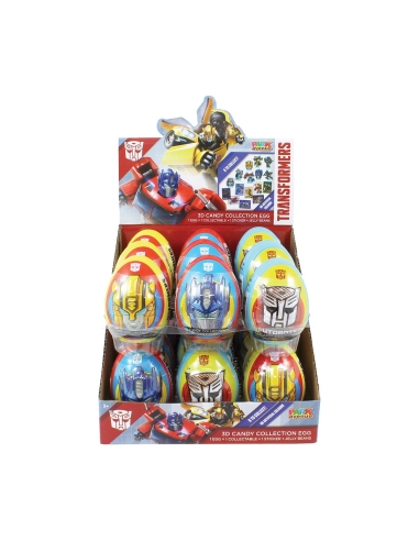 Transformers 3d Candy Collection Eggs 10g x 18