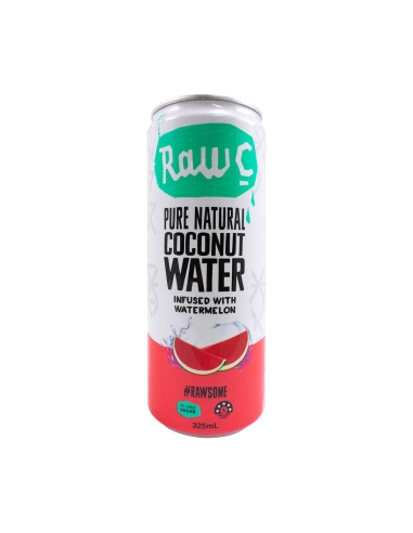 Raw C Coconut Water Infused With Watermelon 325ml x 12