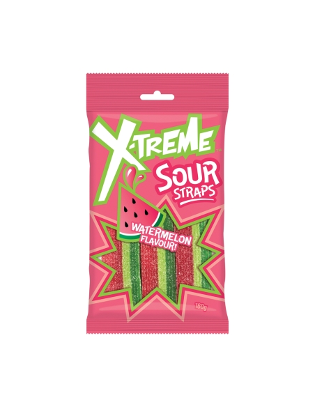 xtreme Watermelon Sour Strap 160g x 12