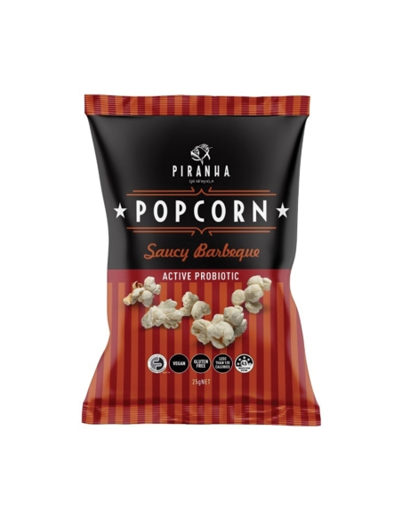 Piranha Barbeque di salsa di popcorn 25g x 24