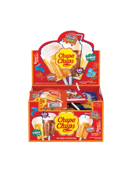 Chupa Chups 3d Fizzy bevande 15g x 45