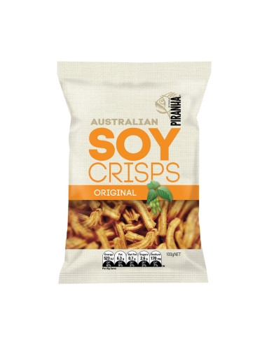 Piranha Soy Crisps Original 100g x 14