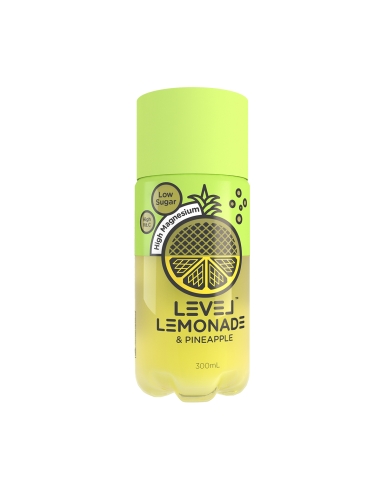 Level Lemonade Pineapple 300ml x 6