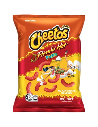 Cheetos Puffes Flamin Hot 80g x 15