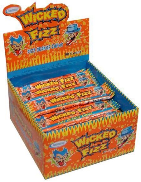 Sweetmans Wicked Fizz Orange 12 g x 72