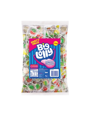 Big Lolly Small Rainbow Pops 10c 8g x 200