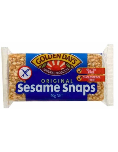 Golden Days Sesame Snaps 40g x 24