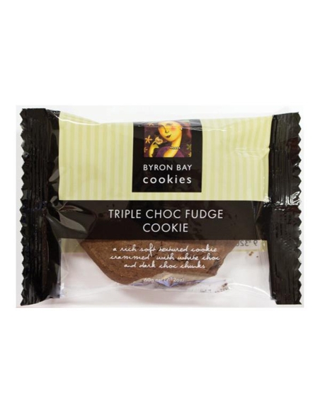 Byron Bay Dreifach-Schokoladen-Fudge, 60 g, 12 Stück