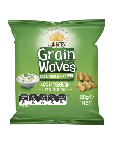 Grainwaves Sour Cream und Chives 28g x 21