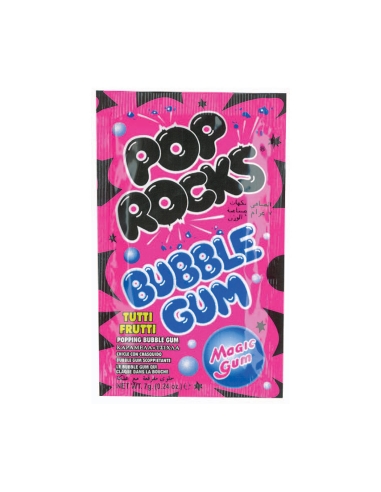 Pop Rock Gum Tutti Fruiti Pack 7g x 50