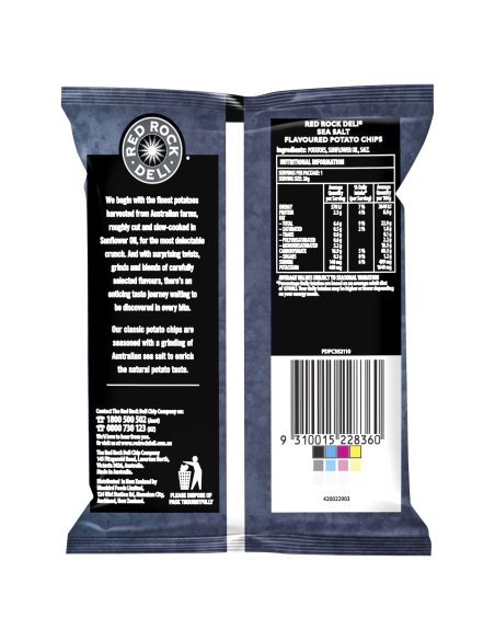 Plana de roca vermella salada 28G x 21