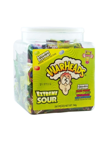 Warheads Sour Asorted 3.1g x 240