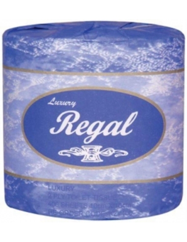 Regal Toilet Rolls 2 Ply 400 Sheet Luxury 48 Pack x 1