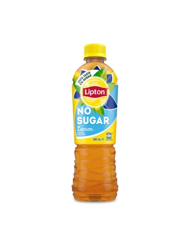 Lipton No Sugar Ice Tea Lemon 500ml x 12