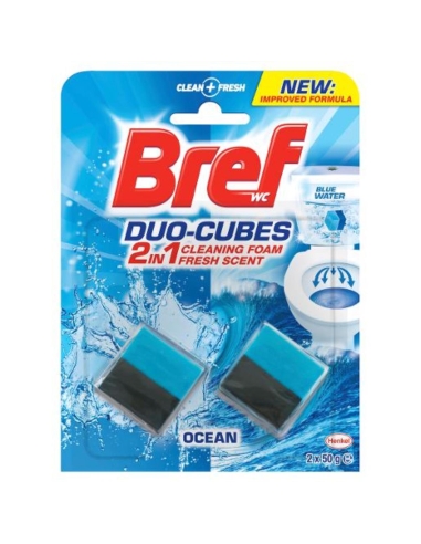 Bref Cubes d'origine toilette Cleaner 2 Pack 50g x 1