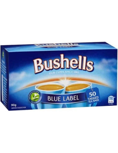 Bushells Tea Bag Blue Label 50 Pack x 5