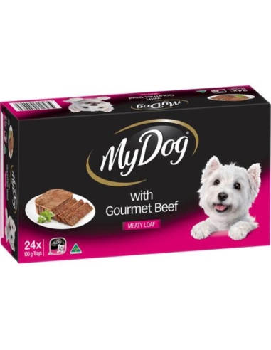 My Dog Gourmet Beef Dog Food 100g x 24