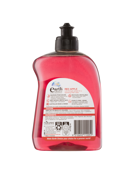 Earths Choice 红苹果浓缩洗碗液 500ml x 8