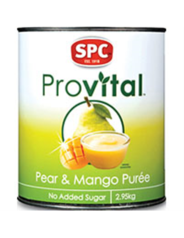 Spc Puree Provital Pear & Mango 2.95 Kg x 1