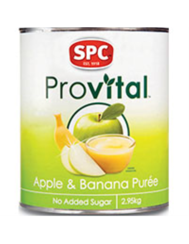 Spc Puree Provital Apple & Banana 2.95kg x 1