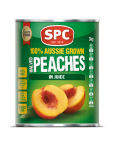 Spc Peach Halves In Juice 3kg x 1