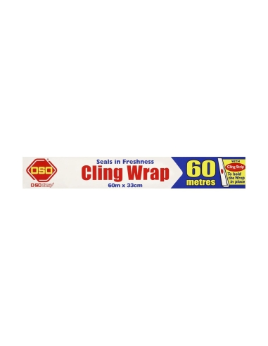 Oso Cling Wrap 33cm by 60m Pack x 1