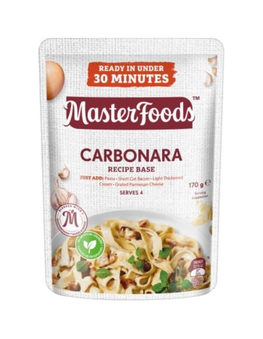 Masterfoods Recipe Base Carbonara 170g x 8