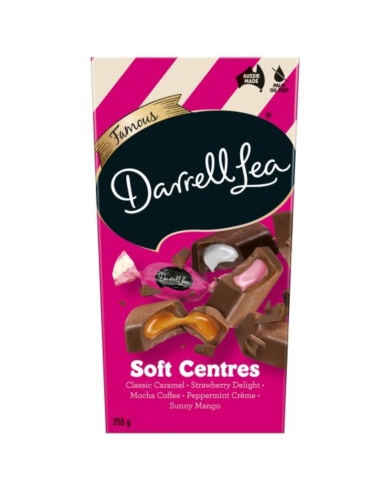 Darrell Lea Soft Centre Chocolats 255g x 6