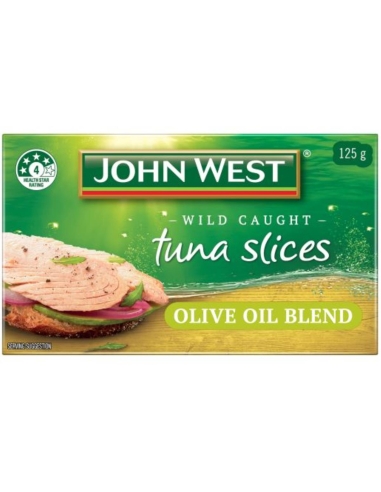 John West Tuna Tempters Slices in Olive Oil 125 x 1