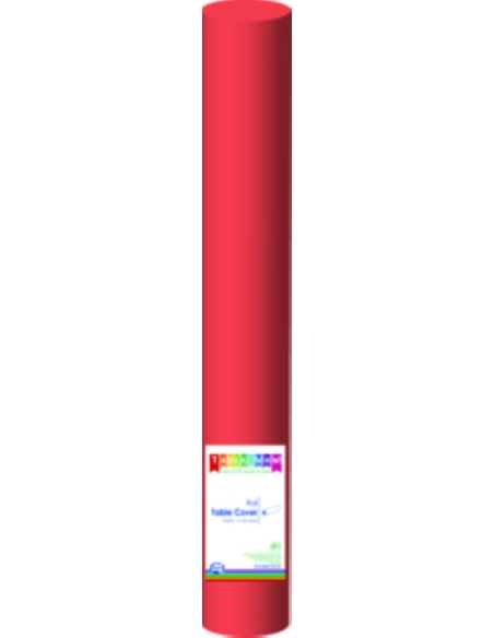 Alpen Tablecloth Plastic Roll Red 30 Mt by 1.2 mt Pack x 1