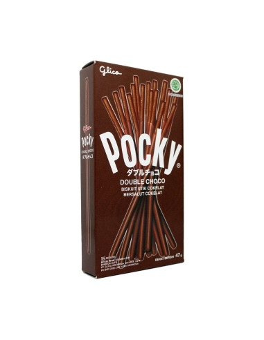 Pocky Double Choco Biscuit Stick 47g x 10