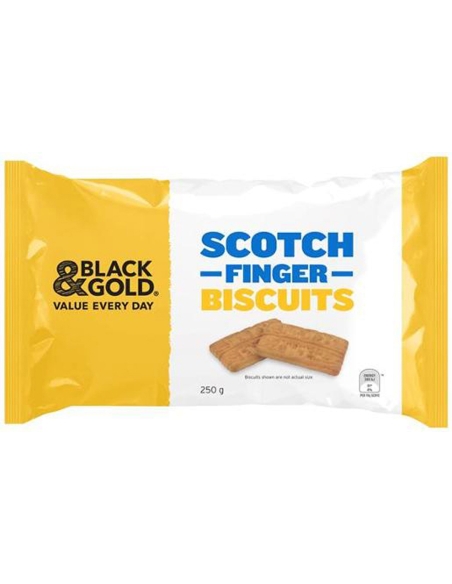 Black & Gold Scotch 指のビスケット250g x 1