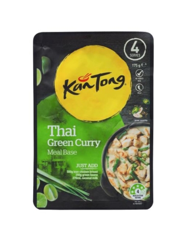 Kantong Thai Green Curry Canapé de base de repas 175gm x 8