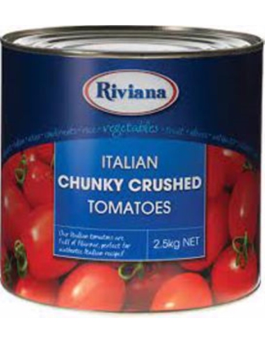 Riviana Tomatoes Crushed Chunky Italian 2.5 Kg x 1