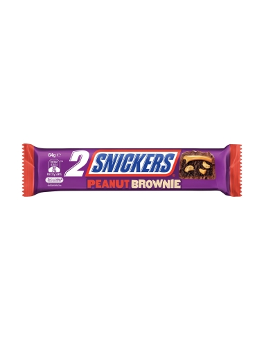 火星 Snickers Peanut Brownie King 64g x 25