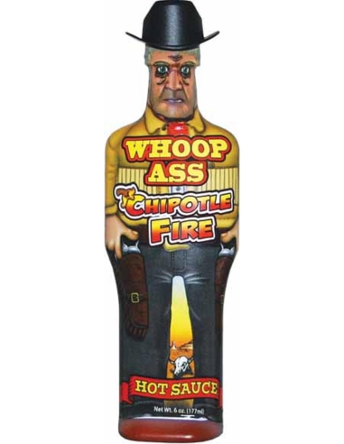 WhoopAss Hot Sauce - Chipotle Fire 177ml x 1